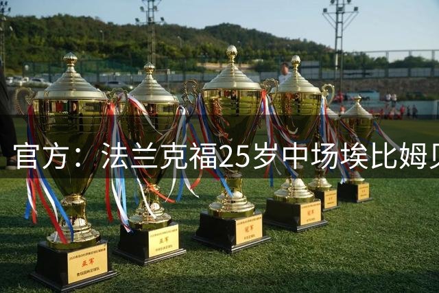 官方：法兰克福25岁中场埃比姆贝加盟沙尔克，签约至2028年
